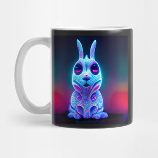 Psychedelic Bunny Rabbit Mug